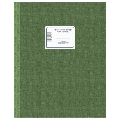 [D88625] Registro Verbali Consiglio Amministrazione 96pag.num.uso bollo DU135600000 DU