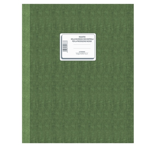 [D88639] Registro sicurezza/controlli prevenzione incendi 48pag. DU137550000 Data Ufficio