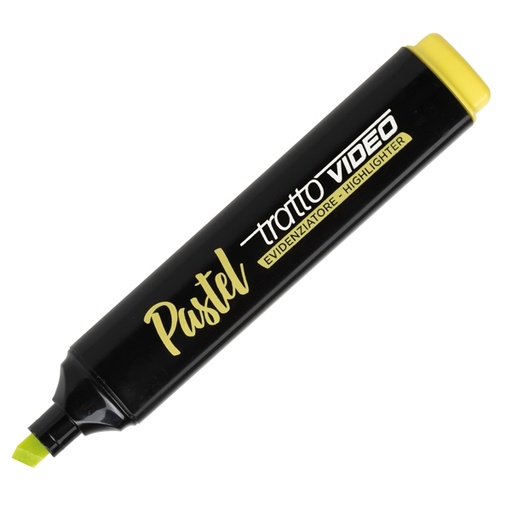 [D88916] Evidenziatore Tratto Video Pastel giallo limone