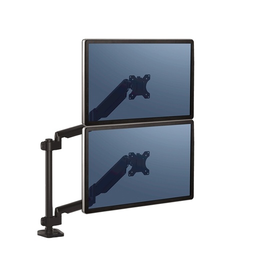 [D88963] Braccio portamonitor doppio verticale Platinum Series Fellowes