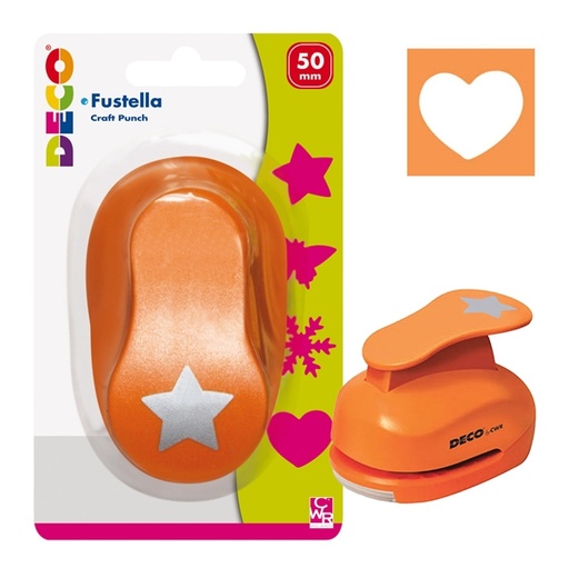 [D88997] Fustella con motivo Cuore dim. 50mm DECO