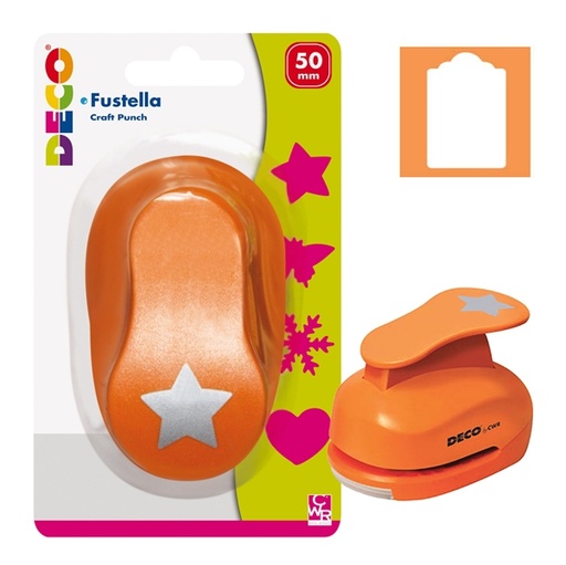 [D88998] Fustella con motivo Tag dim. 50mm DECO