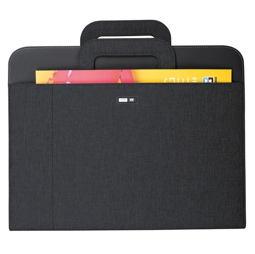 [D89103] Portablocco con anelli 28,5x36cm nero bicolore Niji