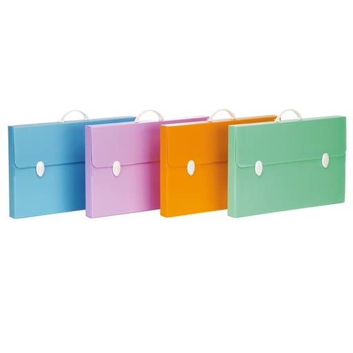 [D89130] Valigetta polionda Every Line Pastel 36,5x56,5cm dorso 5,5cm Balmar