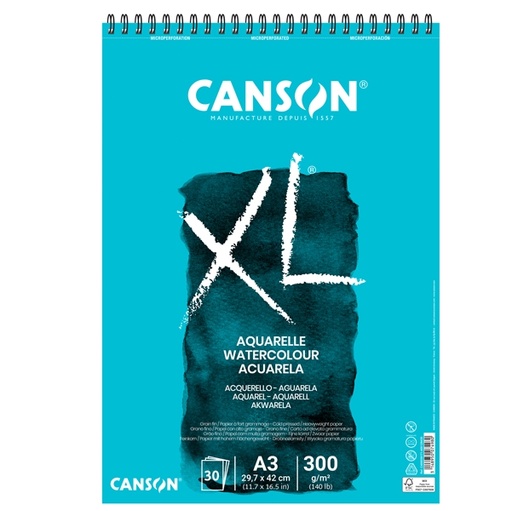 [D89159] Album XL Aquarelle f.to A3 300gr 30fg Canson