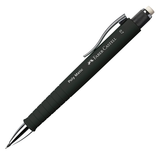 [D89161] Portamine Poly Matic 0.7mm fusto nero Faber Castell