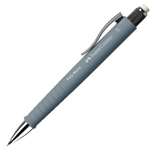 [D89163] Portamine Poly Matic 0.7mm fusto grigio Faber Castell