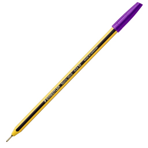[D89171] Scatola 10 penna a sfera 434 Noris Stick violetto 1,0mm STAEDTLER