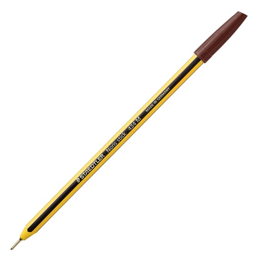 [D89175] Scatola 10 penna a sfera 434 Noris Stick marrone 1,0mm STAEDTLER
