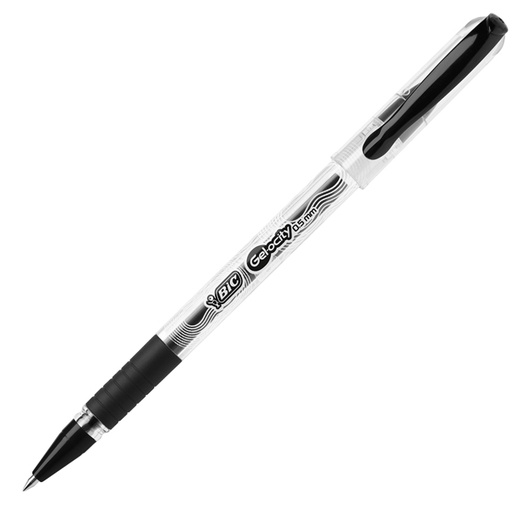 [D89192] Scatola 30 penne sfera con cappuccio 0.5mm Gelocity Stic nero BIC(R)