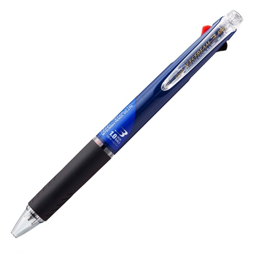 [D89208] Roller Jetstream SXE3 1.0mm 3 colori (ro/ne/blu) fusto blu Uni Mitsubishi