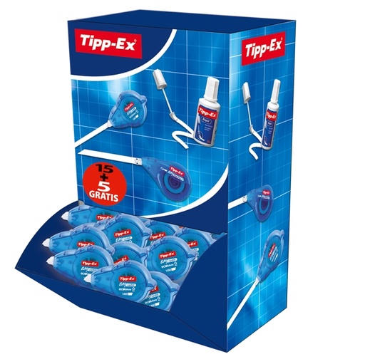[D89227] Value Pack 15+5 correttore a nastro 5mmx14mt Easy Refill Tipp-Ex