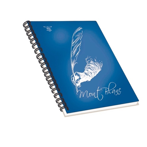 [D89394] Blocco spiralato Montblanc Skip 22,3x28cm 1 rigo 70fg 80gr Pigna