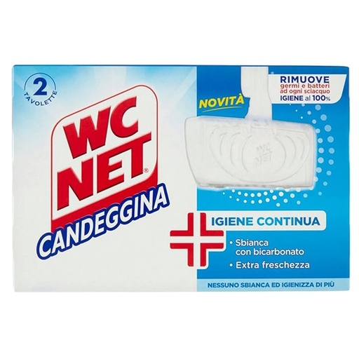 [D89431] WC NET tavoletta solida Candeggina Extra White x 2
