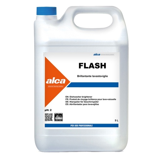 [D89432] Brillantante Lavastoviglie Flash Tanica 5Lt Alca