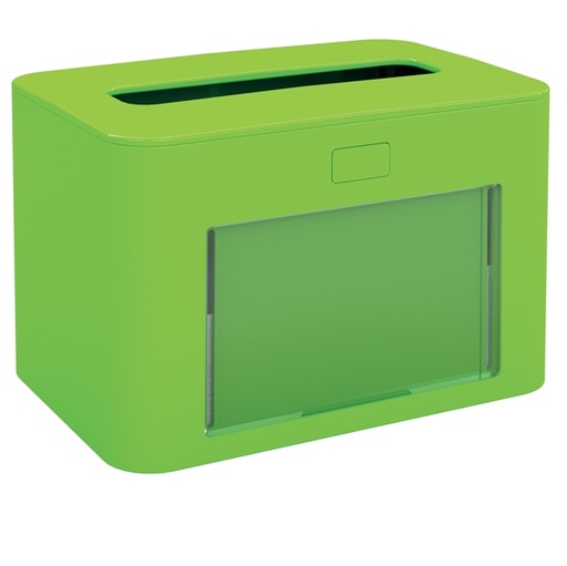 [D89475] Dispenser personalizzabile verde lime per Tovaglioli interfogliati Papernet
