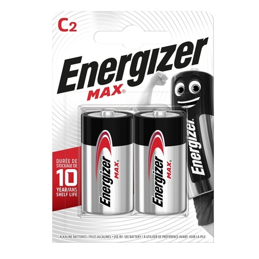 [D89484] Blister 2 pile mezza torcia C - Energizer Max