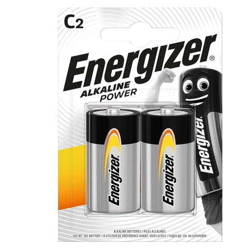 [D89489] Blister 2 pile mezza torcia C - Energizer Alkaline Power