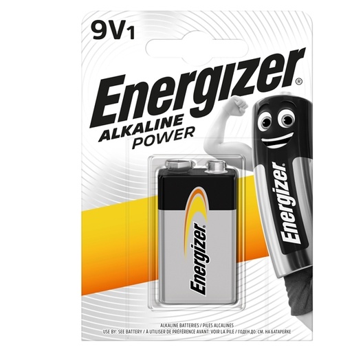 [D89492] Blister 1 pila transistor 9V - Energizer Alkaline Power