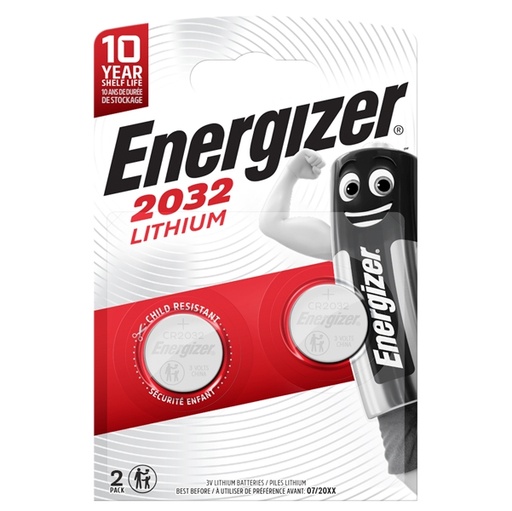 [D89498] Blister 2 pile CR2032 Lithium - Energizer Specialistiche