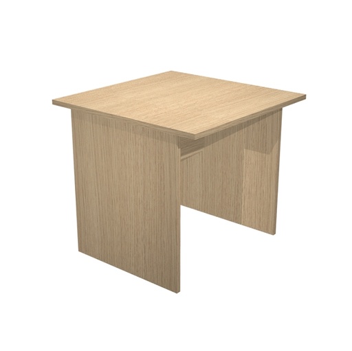 [D89512] Scrivania lineare 80X80cm Rovere - EASY