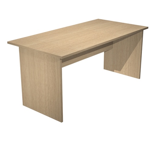 [D89516] Scrivania lineare 160X80cm Rovere - EASY