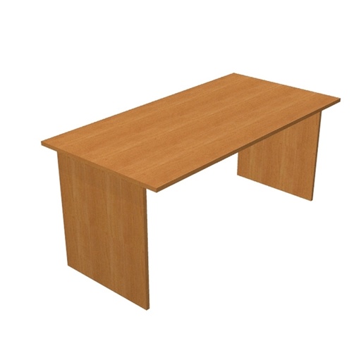 [D89519] Scrivania lineare 120X80cm Noce chiaro - EASY