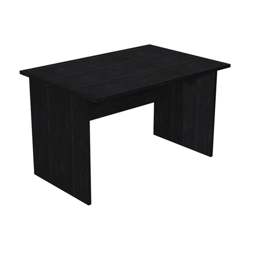 [D89521] Scrivania lineare 120X80cm Nero venato frassino - EASY