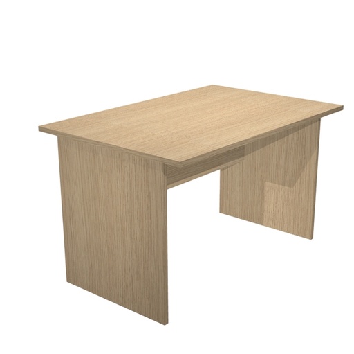 [D89523] Scrivania lineare 120X80cm Rovere - EASY