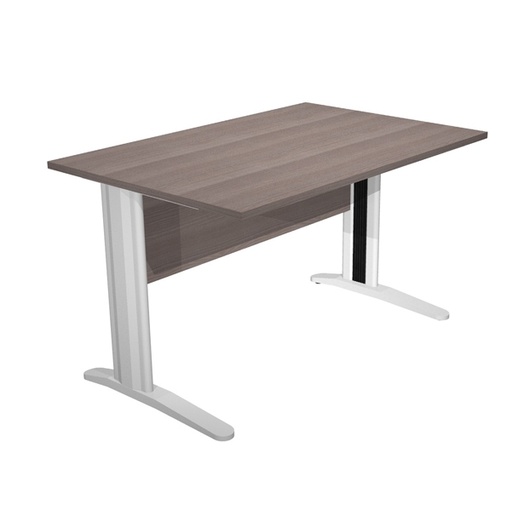 [D89534] Scrivania lineare 120X80cm Frassino toscano - EASY METAL