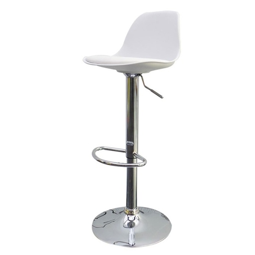 [D89580] Sgabello Bobba Bianco Paperflow