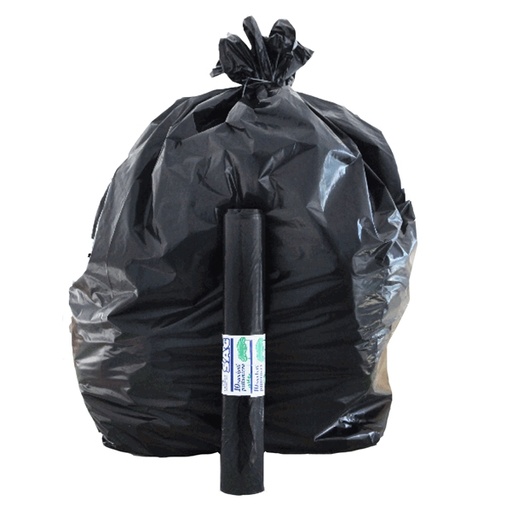 [D89608] 10 Sacchi nero 70x110cm 110Lt 22µ Rolsac