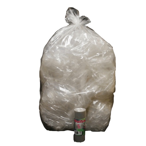 [D89609] Sacchi trasparente 70x110cm pz.10 110Lt 22µ Rolsac