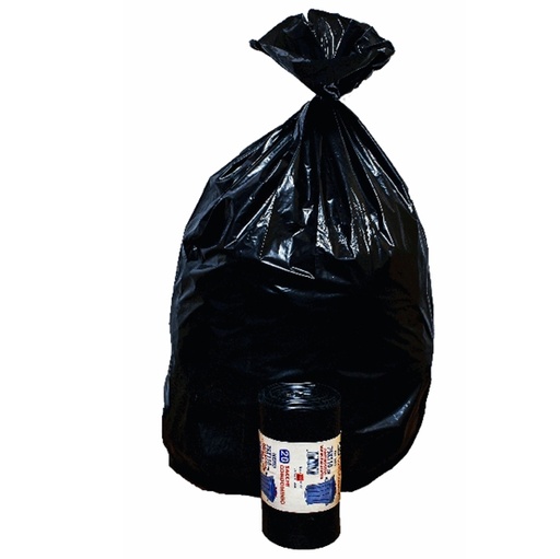 [D89616] 10 Sacchi Nero 90x120cm 175Lt 63µ Rolsac