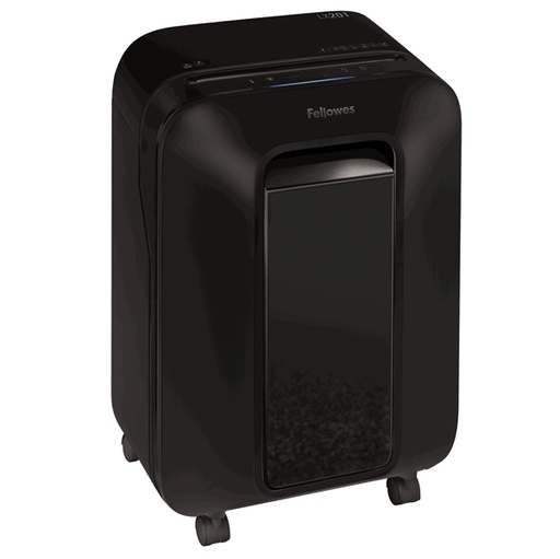 [D89646] Distruggidocumenti a microframmenti LX-201 nero Fellowes