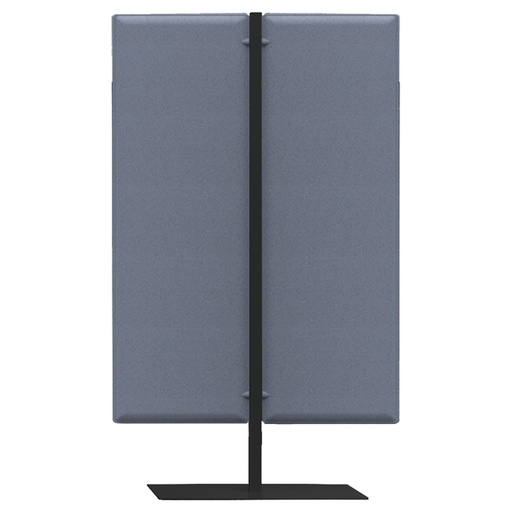 [D89668] Piantana a 2 pannelli Moody Grigio H160