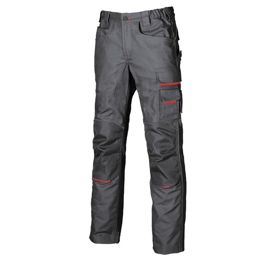 [D89910] Pantaloni da lavoro invernali Free taglia 54 grigio U-Power