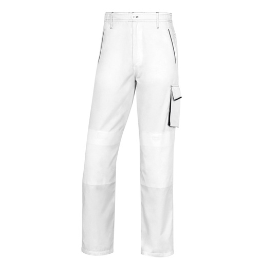 [D89917] PANTALONE da LAVORO Panostyle bianco/grigio Tg. M
