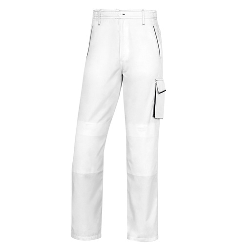 [D89918] PANTALONE da LAVORO Panostyle bianco/grigio Tg. L