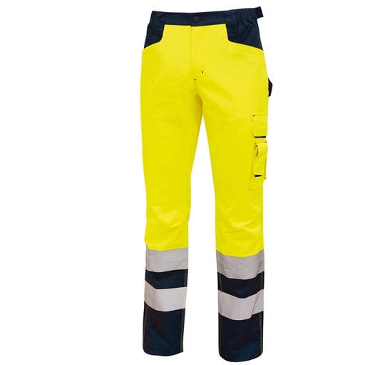 [D89957] Pantalone invernale alta visibilita' Beacon giallo fluo Taglia M U-Power