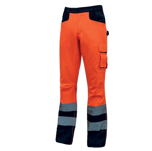 [D89961] Pantalone invernale alta visibilita' Beacon arancio fluo Taglia M U-Power