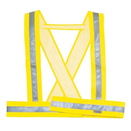 [D89969] Bretella alta visibilita' Bauce giallo fluo Tg. M Deltaplus