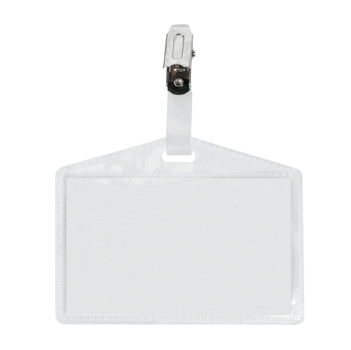 [D90007] 10 Portanome Pass 3P 9,5x6cm c/clip in metallo s/cartoncino Sei Rota