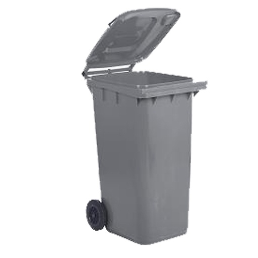[D90020] Bidone carrellato Lt.120 Grigio per raccolta differenziata