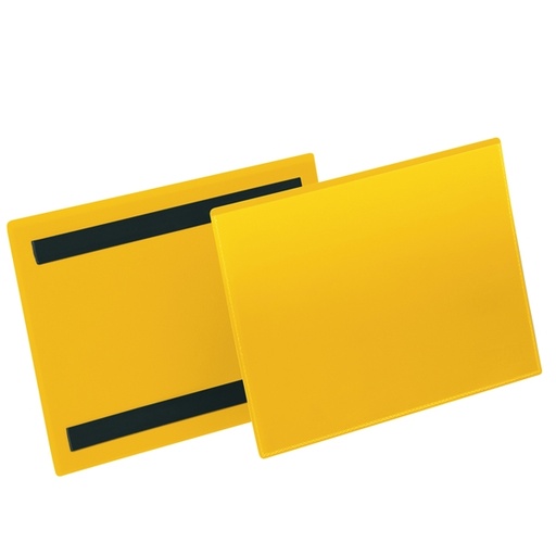 [D90108] 50 buste identificazione magnetiche 210x148mm (A5-ORIZ.) art.1743 GialloDURABLE