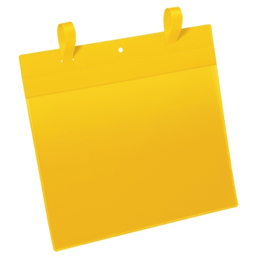 [D90113] 50 buste identificazione con fascette 297x210mm(A4-ORIZ.)ART.1751 GialloDURABLE