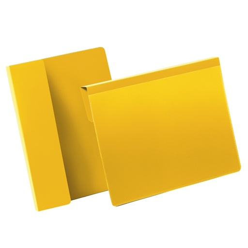 [D90114] 50 buste identificazione con aletta 210x148mm (A5-oriz) 1722 Giallo Durable