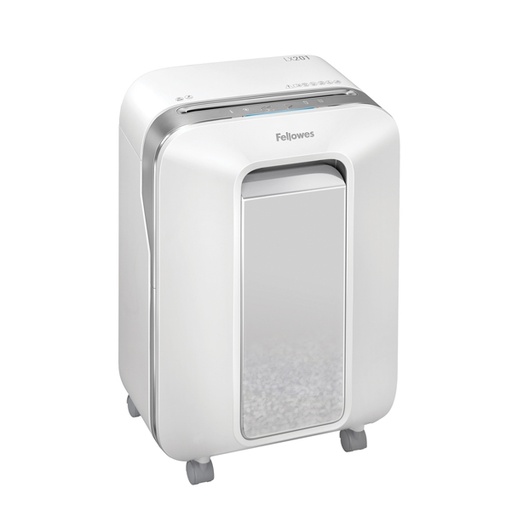 [D90128] Distruggidocumenti a microframmenti LX-201 bianco Fellowes