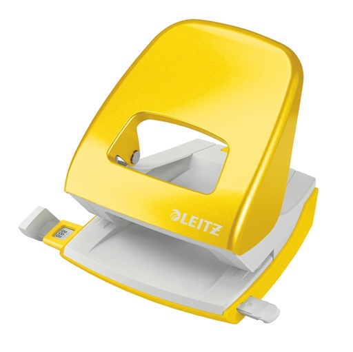 [D90180] Perforatore 2 fori 5008 WOW giallo max 30fg LEITZ