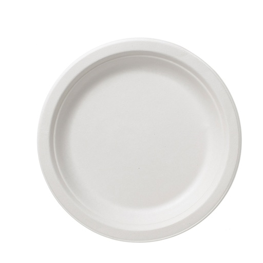 [D90252] 50 Piatti piani diam.180mm rotondo BIO Leone